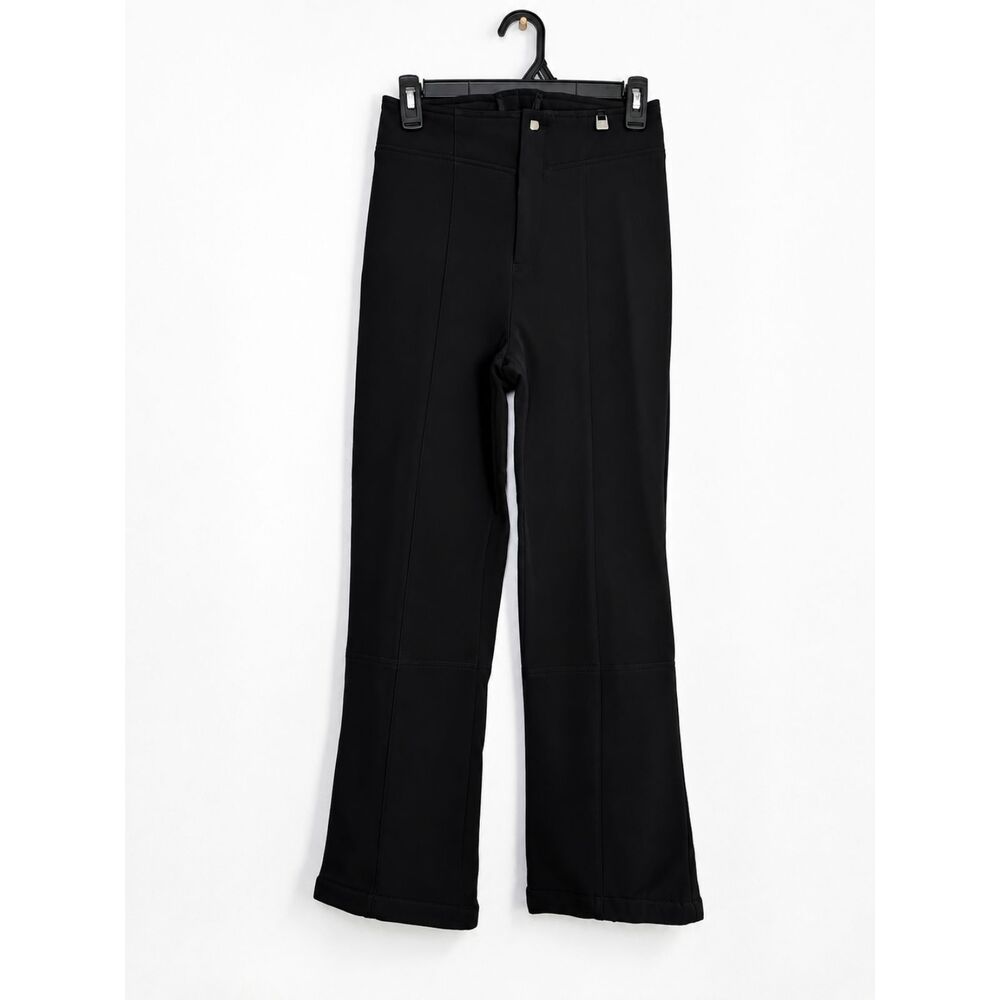 NILS Entrant Stretch Black Ski Snow Pants Women’s 6 Regular Zip Hem